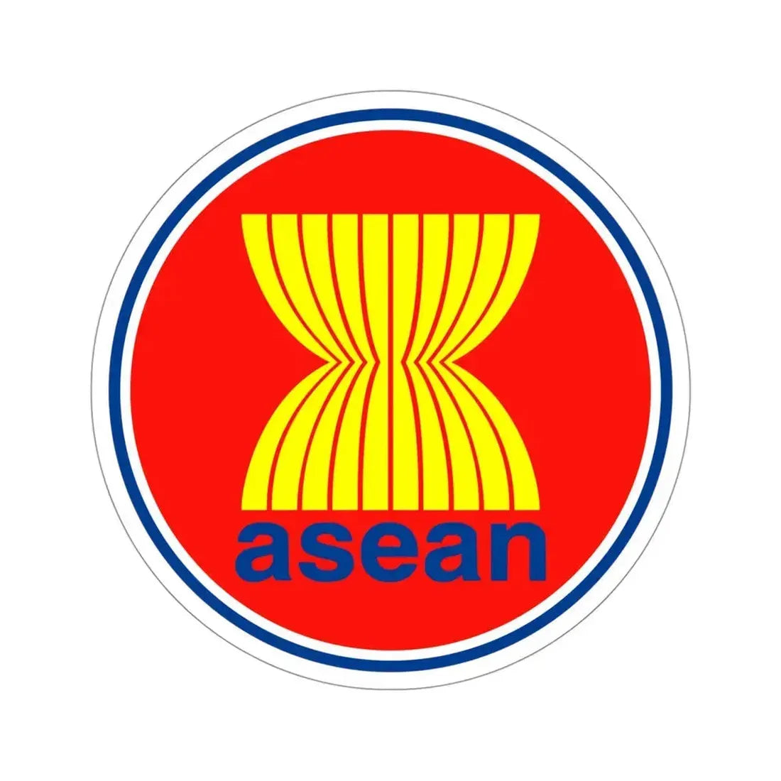 Association of Southeast Asian Nations ASEAN STICKER Vinyl Die-Cut Decal 4 Inch - The Sticker Space