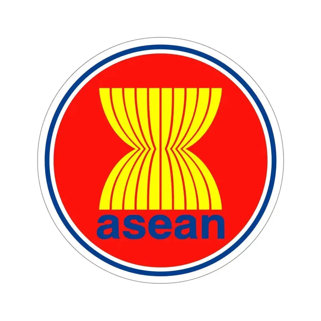 Association of Southeast Asian Nations ASEAN STICKER Vinyl Die-Cut Decal 5 Inch - The Sticker Space