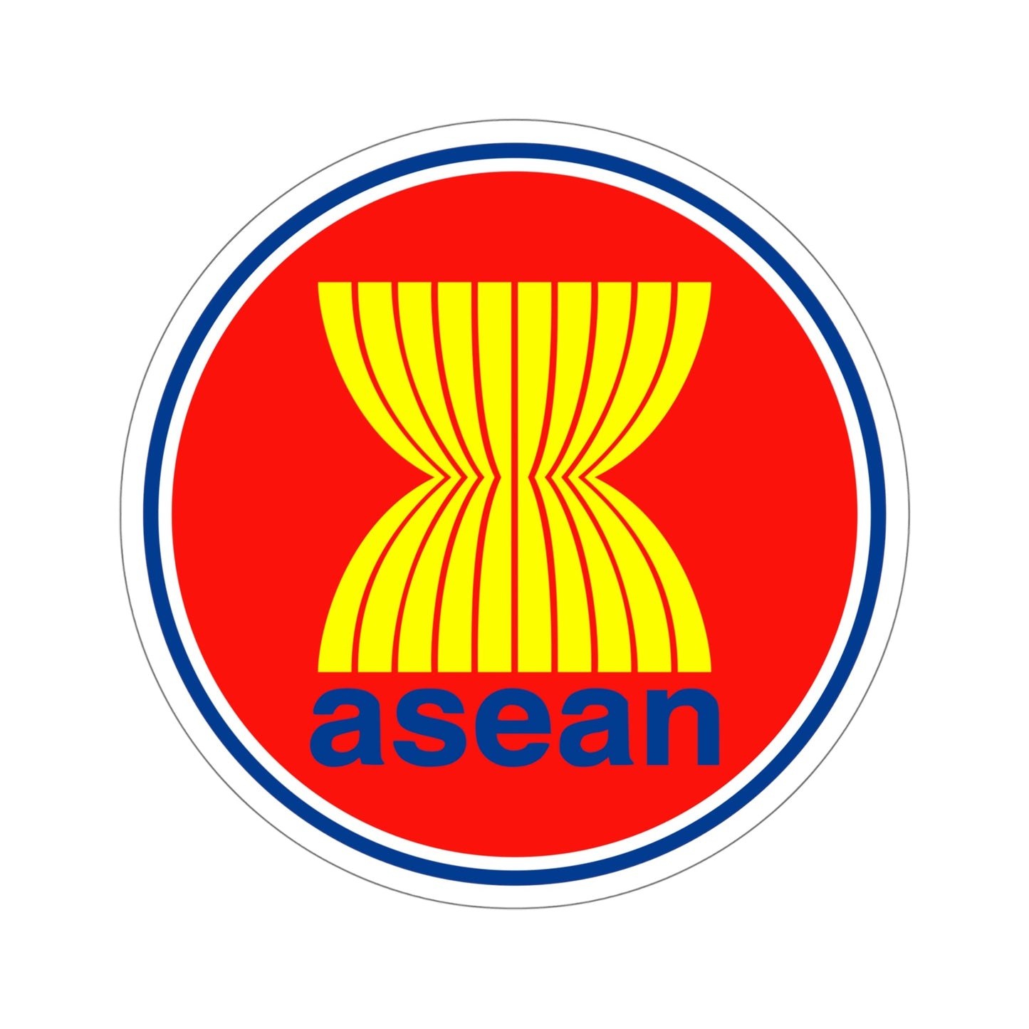 Association of Southeast Asian Nations ASEAN STICKER Vinyl Die-Cut Decal-6 Inch-The Sticker Space