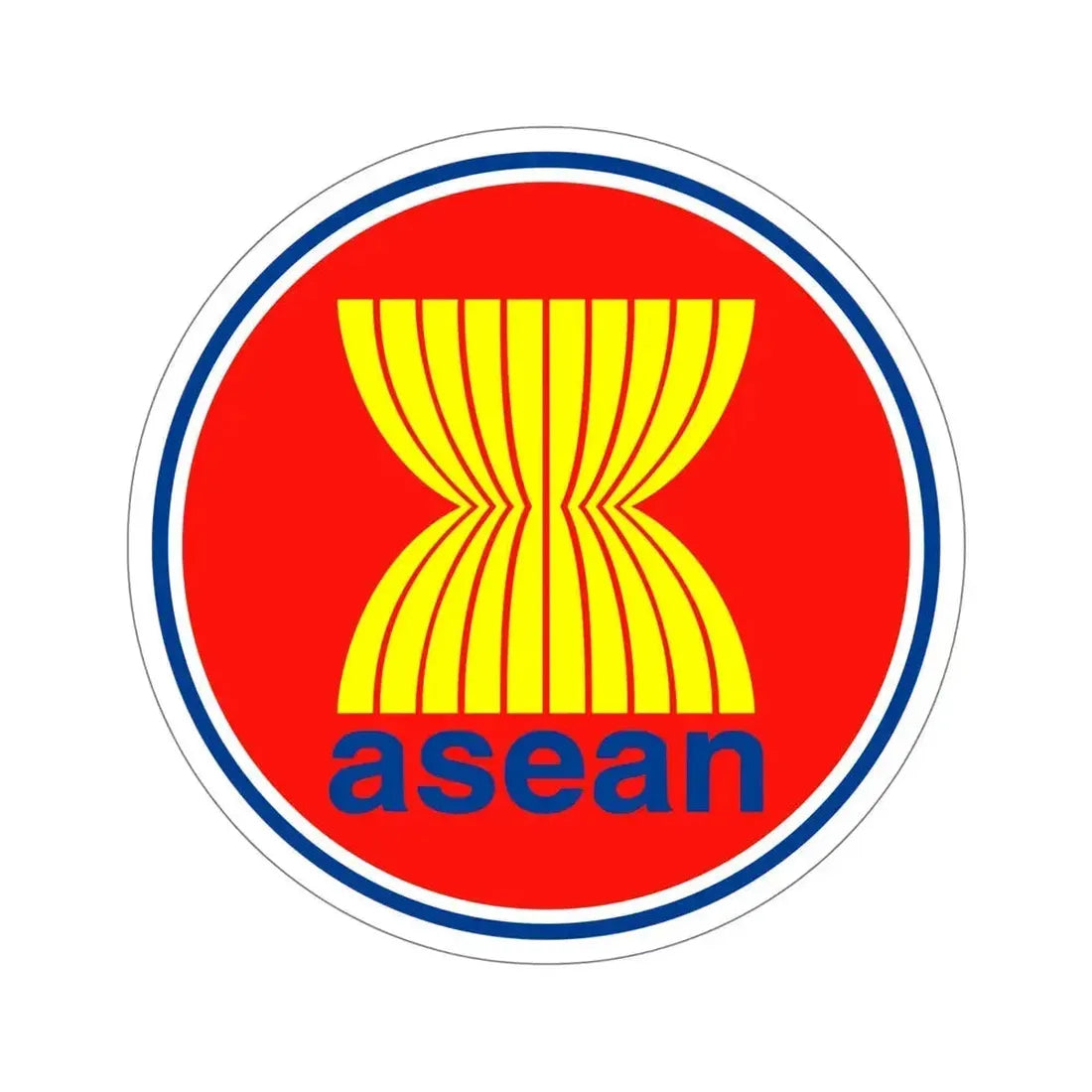 Association of Southeast Asian Nations ASEAN STICKER Vinyl Die-Cut Decal 6 Inch - The Sticker Space