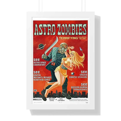 ASTRO ZOMBIES 1968 - Framed Movie Poster - The Sticker Space