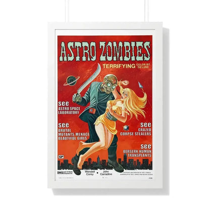 ASTRO ZOMBIES 1968 - Framed Movie Poster - The Sticker Space