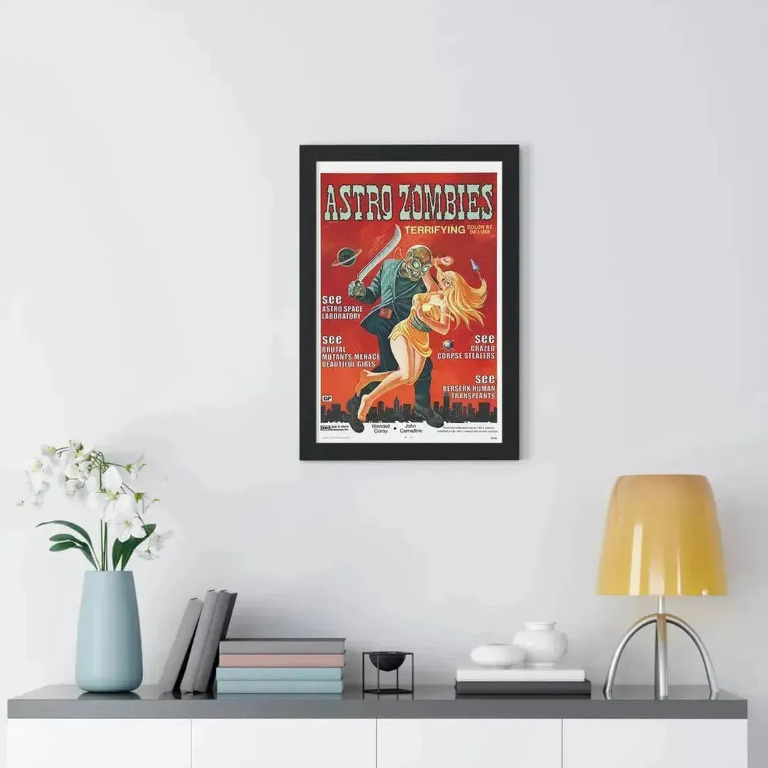 ASTRO ZOMBIES 1968 - Framed Movie Poster - The Sticker Space