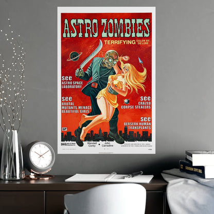 ASTRO ZOMBIES 1968 - Paper Movie Poster-The Sticker Space