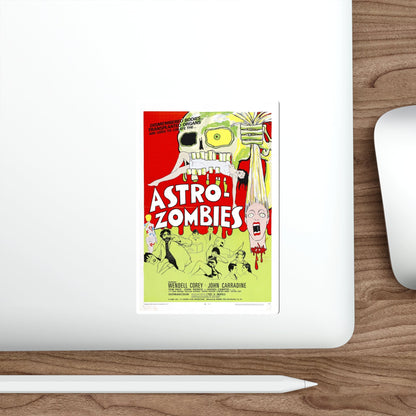 ASTRO ZOMBIES (2) 1968 Movie Poster STICKER Vinyl Die-Cut Decal-The Sticker Space