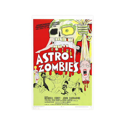 ASTRO ZOMBIES (2) 1968 - Paper Movie Poster-11″ x 17″ (Vertical)-The Sticker Space