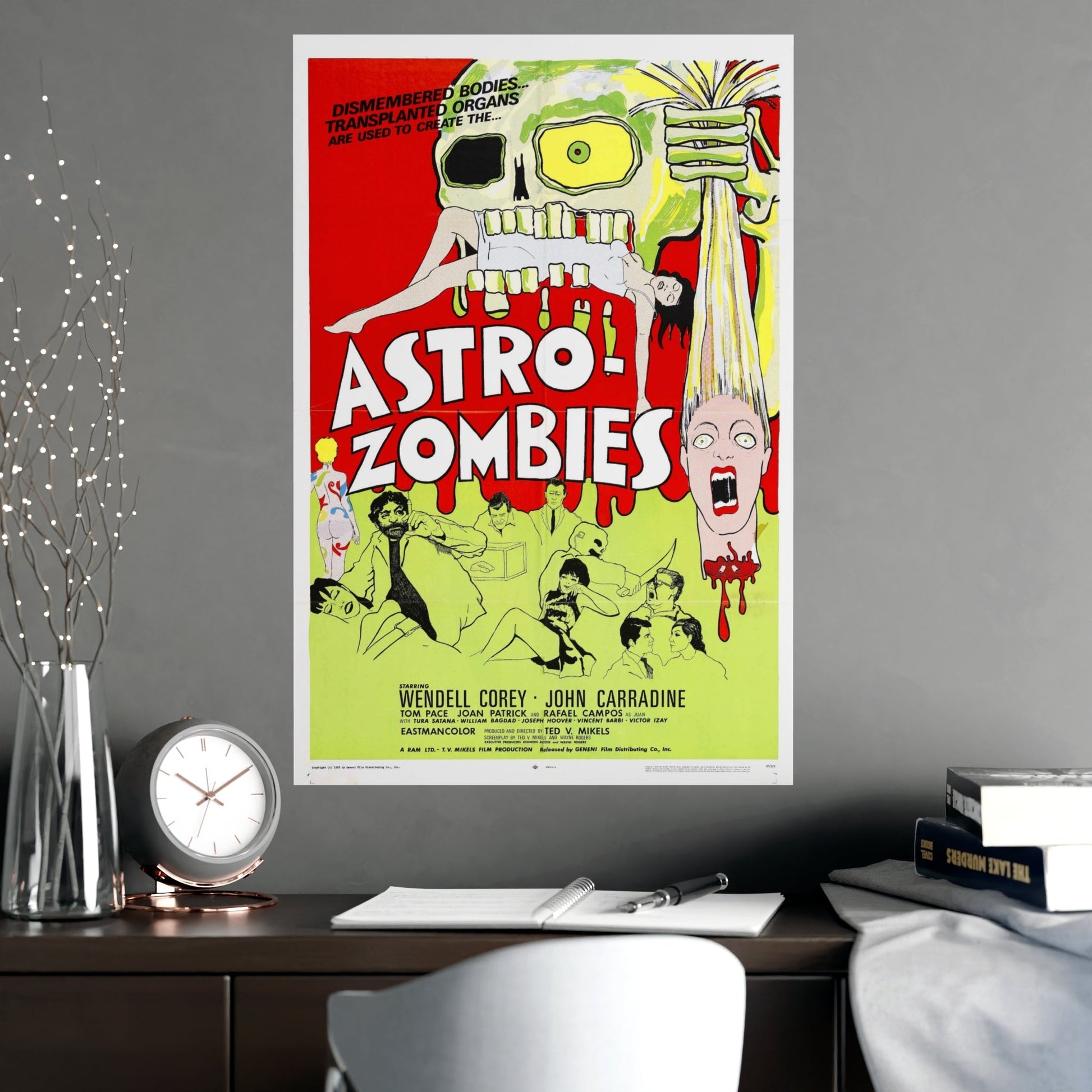 ASTRO ZOMBIES (2) 1968 - Paper Movie Poster-The Sticker Space