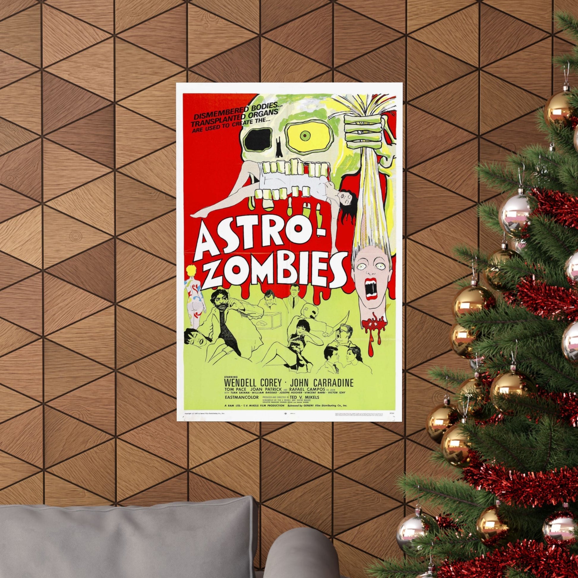 ASTRO ZOMBIES (2) 1968 - Paper Movie Poster-The Sticker Space