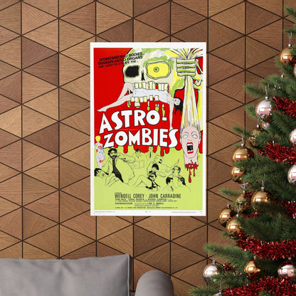 ASTRO ZOMBIES (2) 1968 - Paper Movie Poster-The Sticker Space