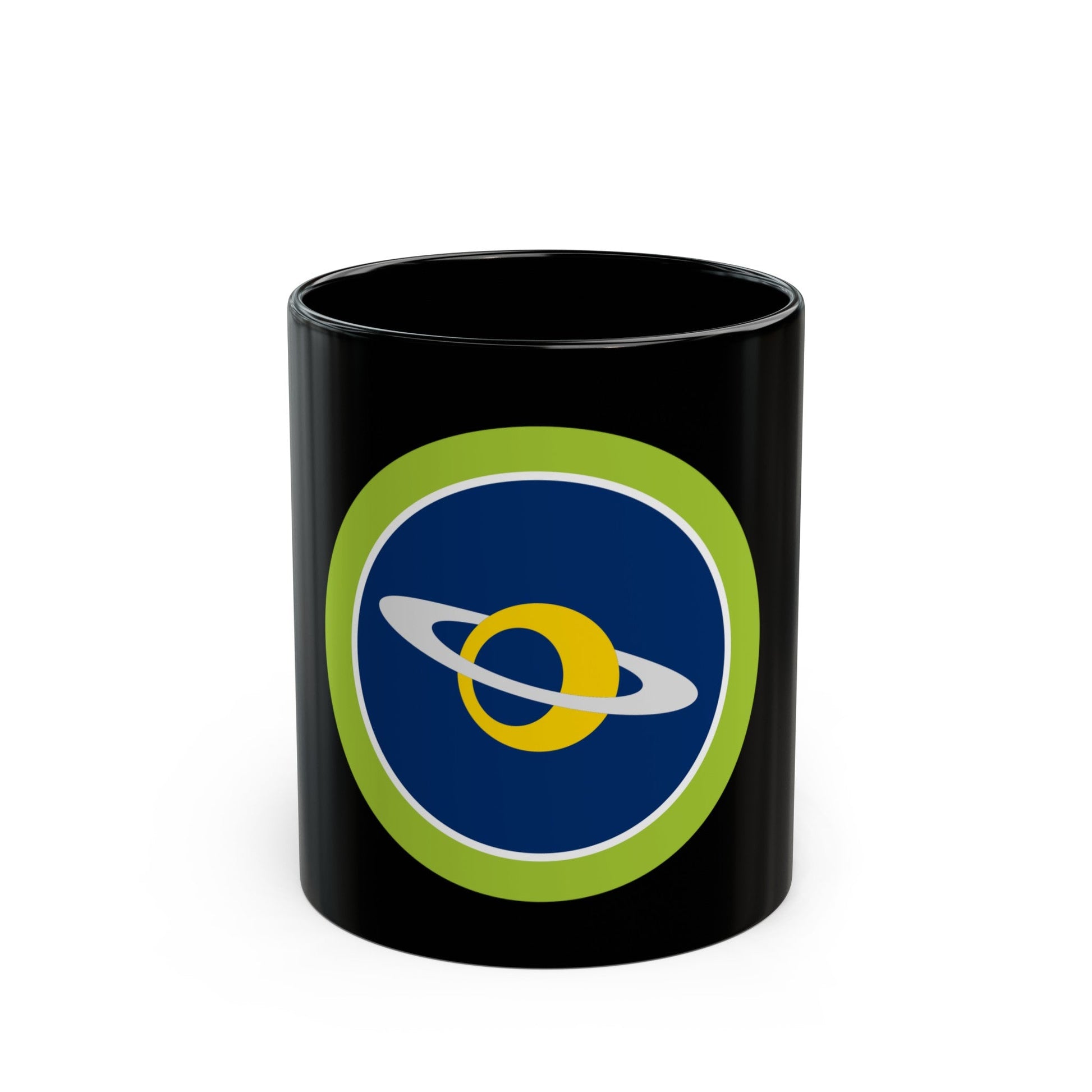 Astronomy (Boy Scout Merit Badge) Black Coffee Mug-11oz-The Sticker Space