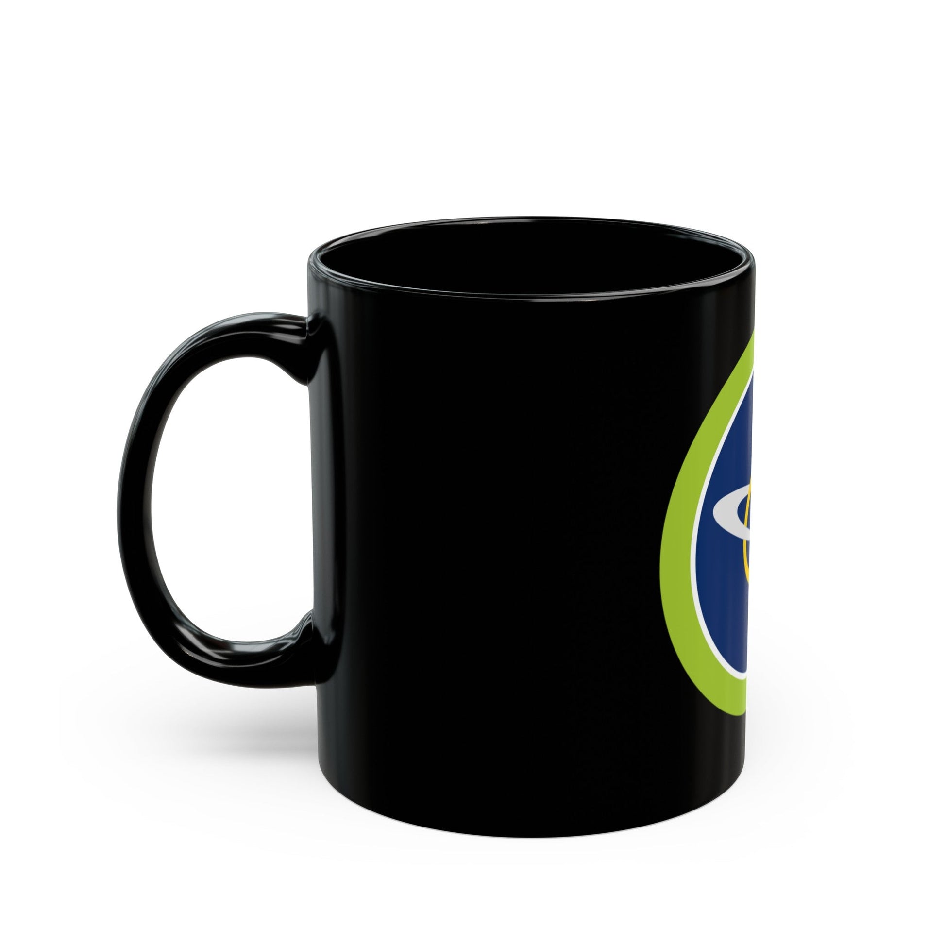 Astronomy (Boy Scout Merit Badge) Black Coffee Mug-The Sticker Space