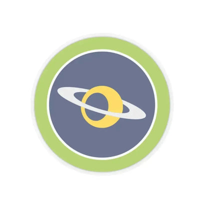Astronomy (Boy Scout Merit Badge) STICKER Vinyl Kiss-Cut Decal 2 Inch Transparent - The Sticker Space