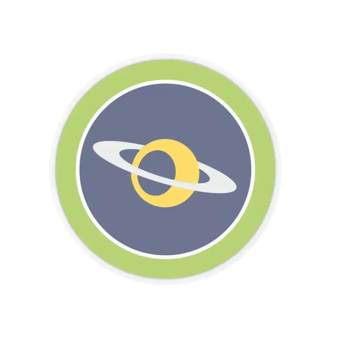 Astronomy (Boy Scout Merit Badge) STICKER Vinyl Kiss-Cut Decal 4 Inch Transparent - The Sticker Space