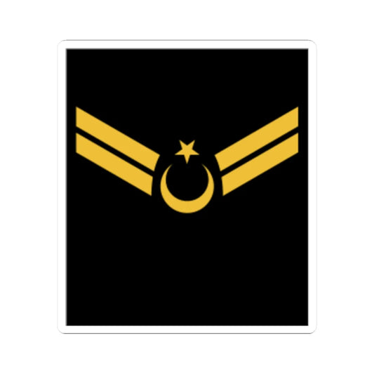 Astsubay Çavuş rütbe (Turkey) (Military Rank) STICKER Vinyl Kiss-Cut Decal 2 Inch White - The Sticker Space