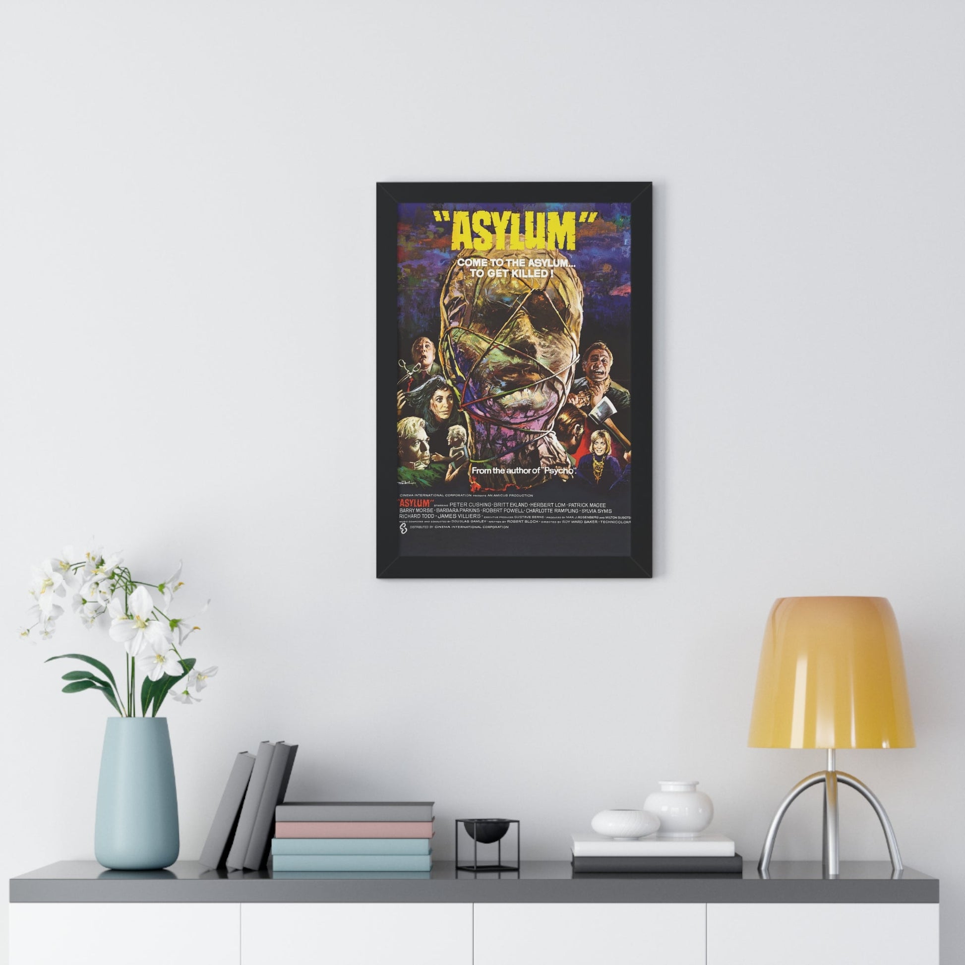 ASYLUM 1972 - Framed Movie Poster-The Sticker Space