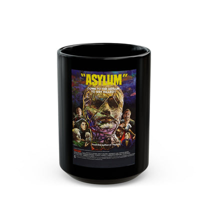 ASYLUM 1972 Movie Poster - Black Coffee Mug-15oz-The Sticker Space