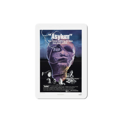 Asylum 1972 Movie Poster Die-Cut Magnet-3 Inch-The Sticker Space