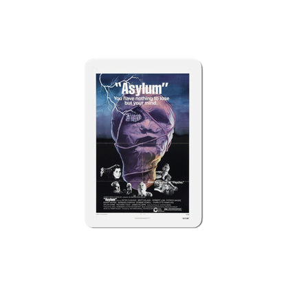 Asylum 1972 Movie Poster Die-Cut Magnet-6 Inch-The Sticker Space