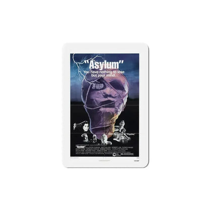 Asylum 1972 Movie Poster Refrigerator Magnet 5 Inch - The Sticker Space