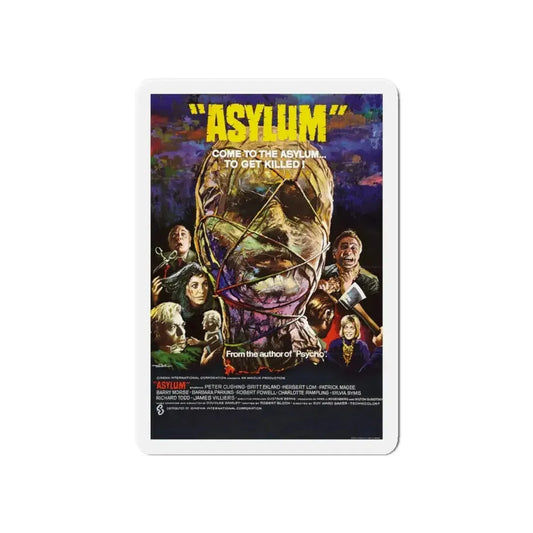 ASYLUM 1972 Movie Poster - Refrigerator Magnet 6 Inch - The Sticker Space