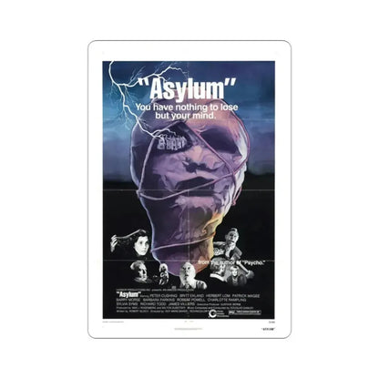 Asylum 1972 Movie Poster STICKER Vinyl Die-Cut Decal - The Sticker Space