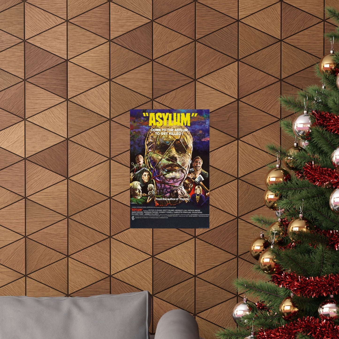 ASYLUM 1972 - Paper Movie Poster-The Sticker Space