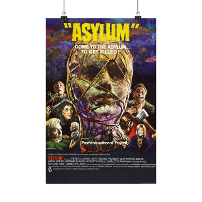 ASYLUM 1972 - Paper Movie Poster-12″ x 18″-The Sticker Space