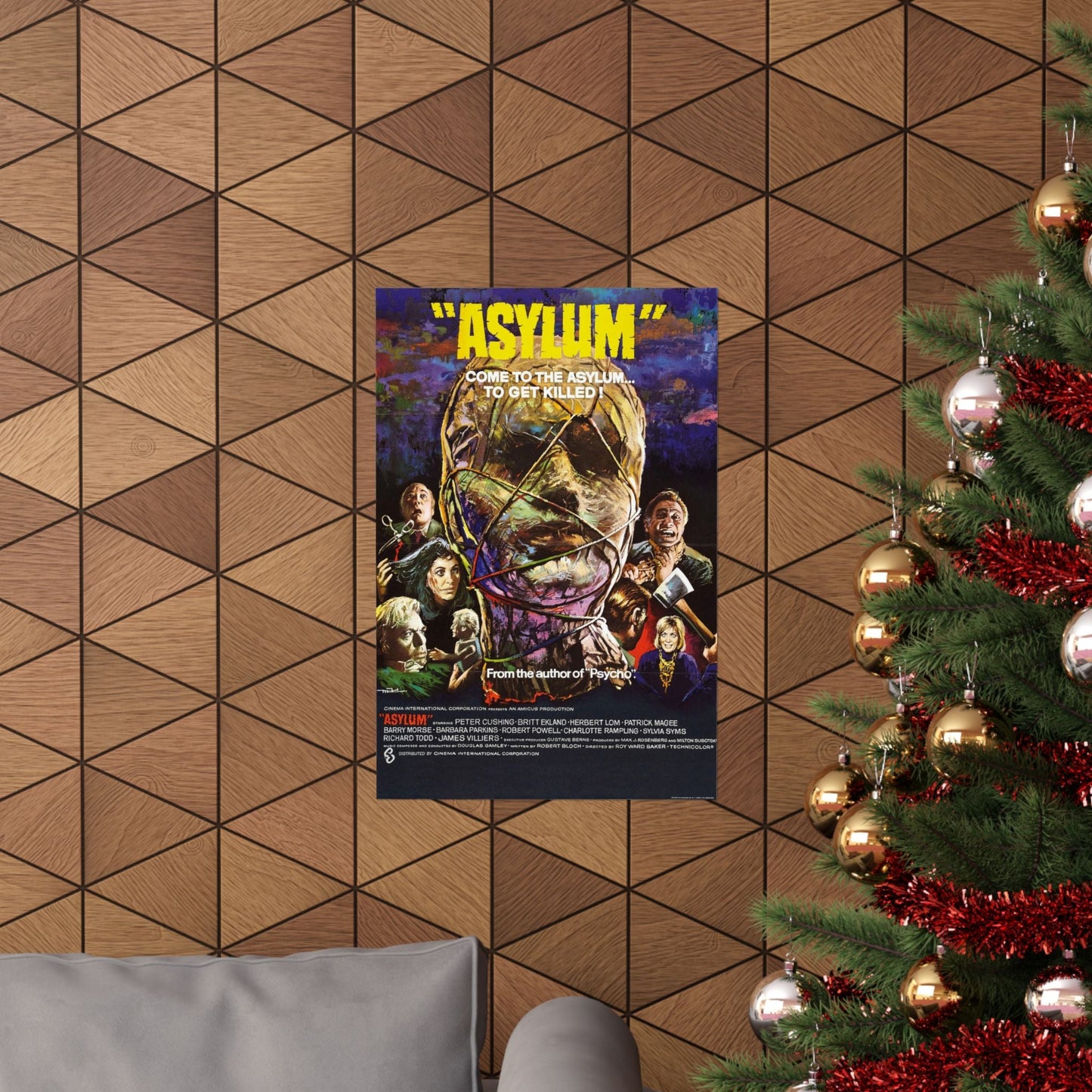 ASYLUM 1972 - Paper Movie Poster-The Sticker Space