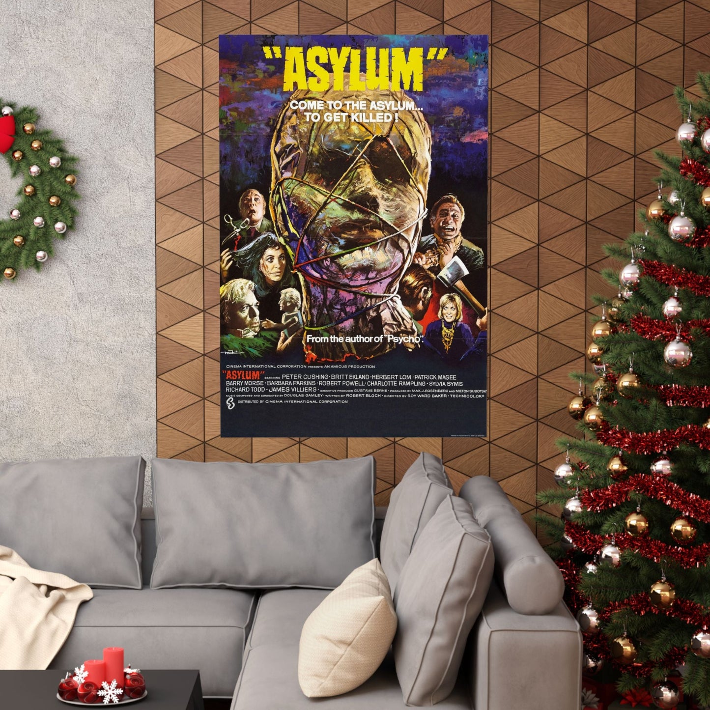 ASYLUM 1972 - Paper Movie Poster-The Sticker Space