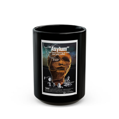 ASYLUM (2) 1972 Movie Poster - Black Coffee Mug-15oz-The Sticker Space