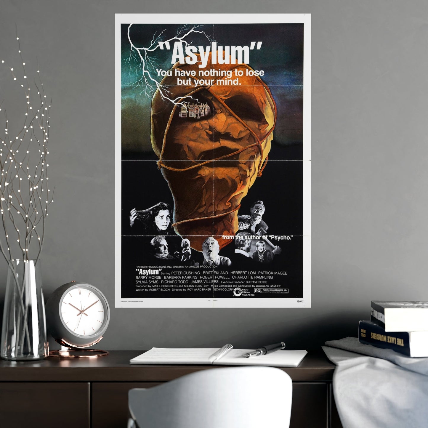 ASYLUM (2) 1972 - Paper Movie Poster-The Sticker Space