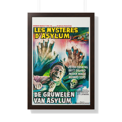 ASYLUM (BELGIAN) 1972 - Framed Movie Poster-20" x 30"-The Sticker Space