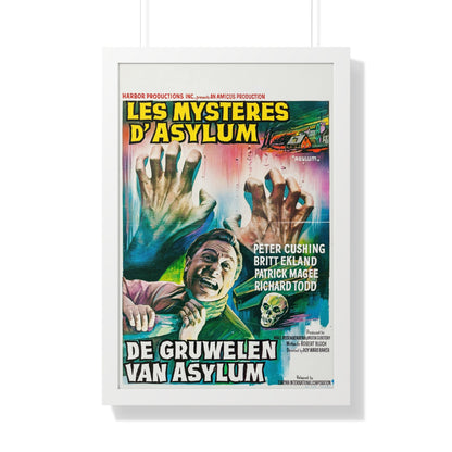 ASYLUM (BELGIAN) 1972 - Framed Movie Poster-20" x 30"-The Sticker Space