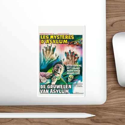 ASYLUM (BELGIAN) 1972 Movie Poster STICKER Vinyl Die-Cut Decal-The Sticker Space