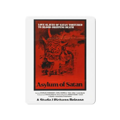 ASYLUM OF SATAN 1972 Movie Poster - Refrigerator Magnet - The Sticker Space