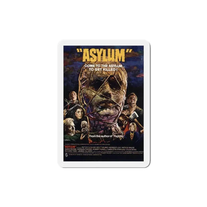 Asylum v2 1972 Movie Poster Refrigerator Magnet 3 Inch - The Sticker Space