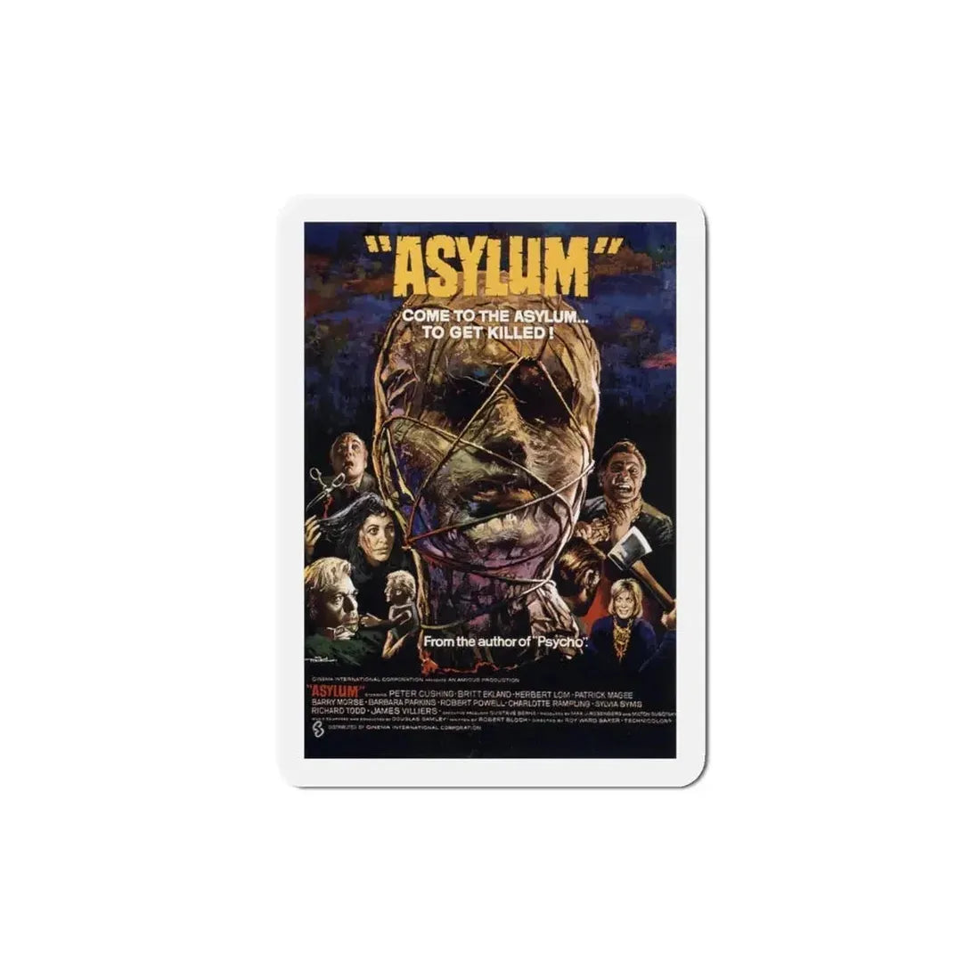 Asylum v2 1972 Movie Poster Refrigerator Magnet - The Sticker Space