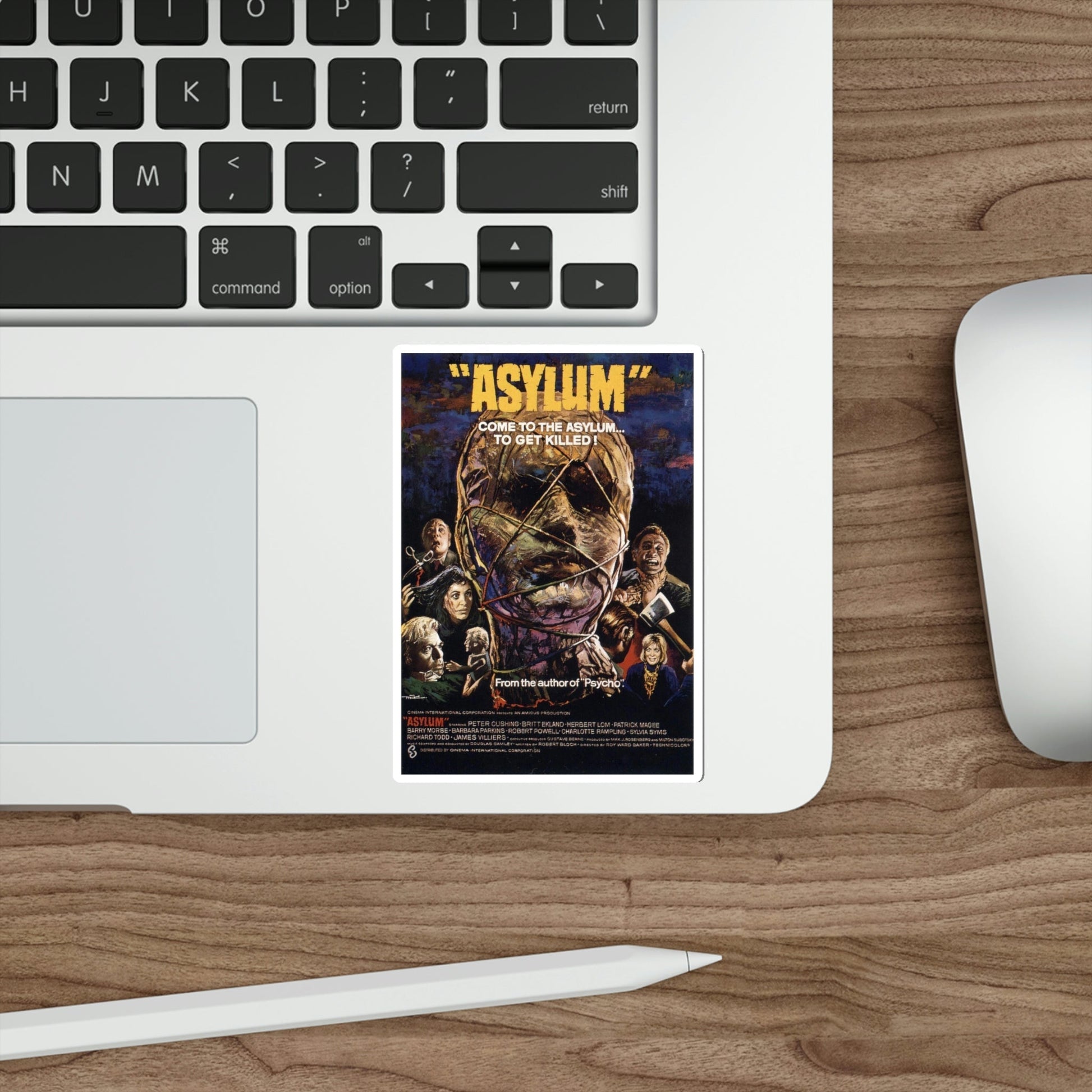 Asylum v2 1972 Movie Poster STICKER Vinyl Die-Cut Decal-The Sticker Space