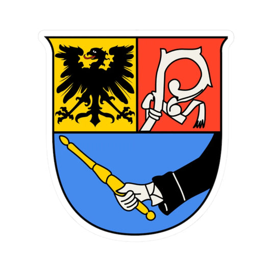 AT Bischofshofen COA (Austria) (Coat of Arms) STICKER Vinyl Kiss-Cut Decal 2 Inch White - The Sticker Space