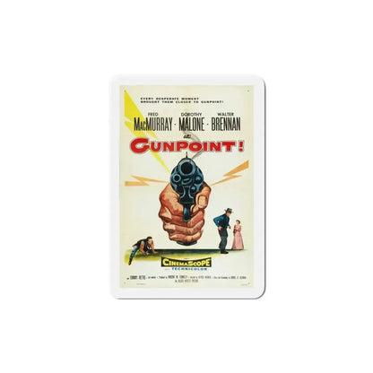 At Gunpoint 1955 Movie Poster Refrigerator Magnet 6 Inch - The Sticker Space