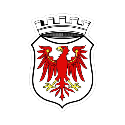 AT Herzogenburg COA (Austria) (Coat of Arms) STICKER Vinyl Kiss-Cut Decal 4 Inch White - The Sticker Space