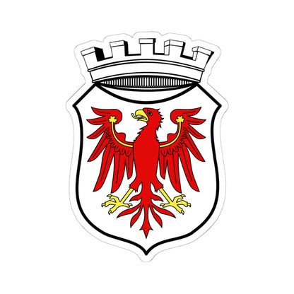 AT Herzogenburg COA (Austria) (Coat of Arms) STICKER Vinyl Kiss-Cut Decal 6 Inch White - The Sticker Space