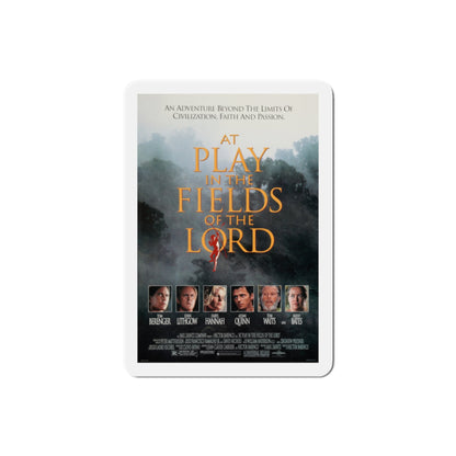 At Play in the Fields of the Lord 1991 Movie Poster Die-Cut Magnet-2" x 2"-The Sticker Space