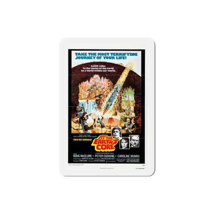 At the Earth's Core 1976 Movie Poster Refrigerator Magnet 2 Inch - The Sticker Space