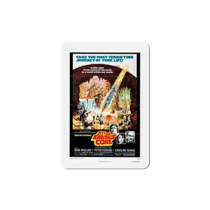 At the Earth's Core 1976 Movie Poster Refrigerator Magnet 4 Inch - The Sticker Space