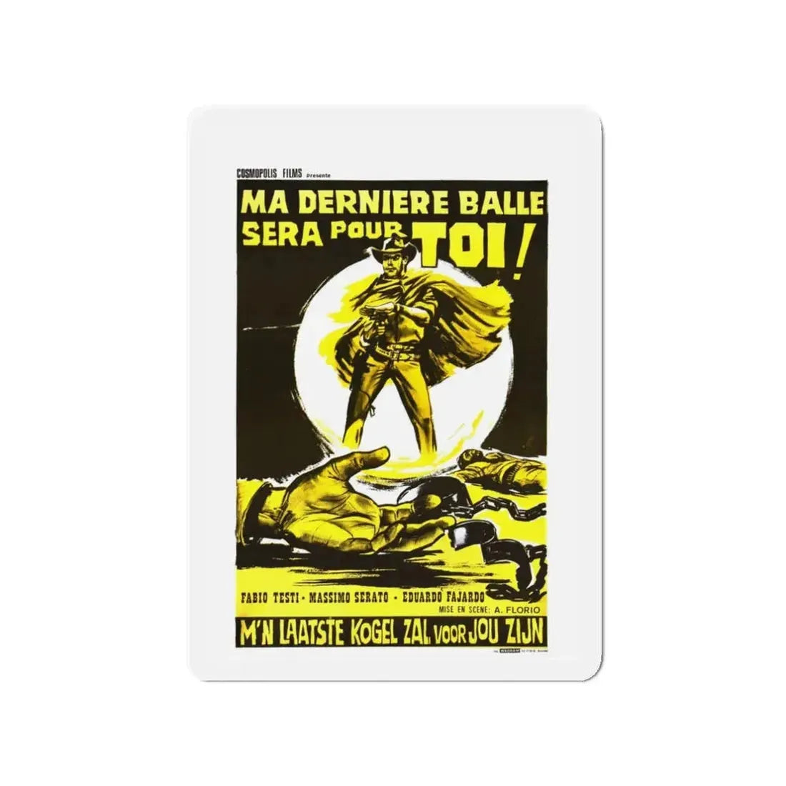 AT THE END OF THE RAINBOW 1965 Movie Poster - Refrigerator Magnet 3 Inch - The Sticker Space