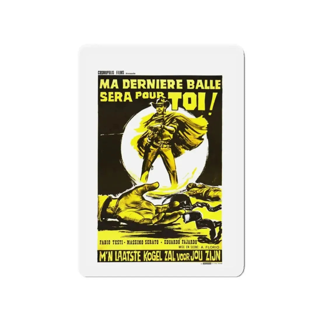 AT THE END OF THE RAINBOW 1965 Movie Poster - Refrigerator Magnet 4 Inch - The Sticker Space