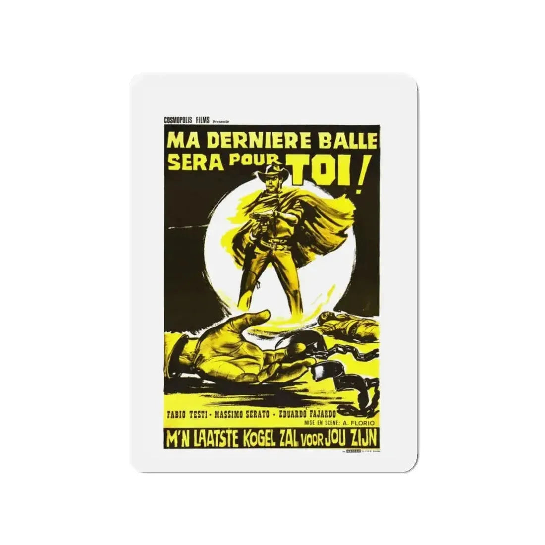 AT THE END OF THE RAINBOW 1965 Movie Poster - Refrigerator Magnet - The Sticker Space