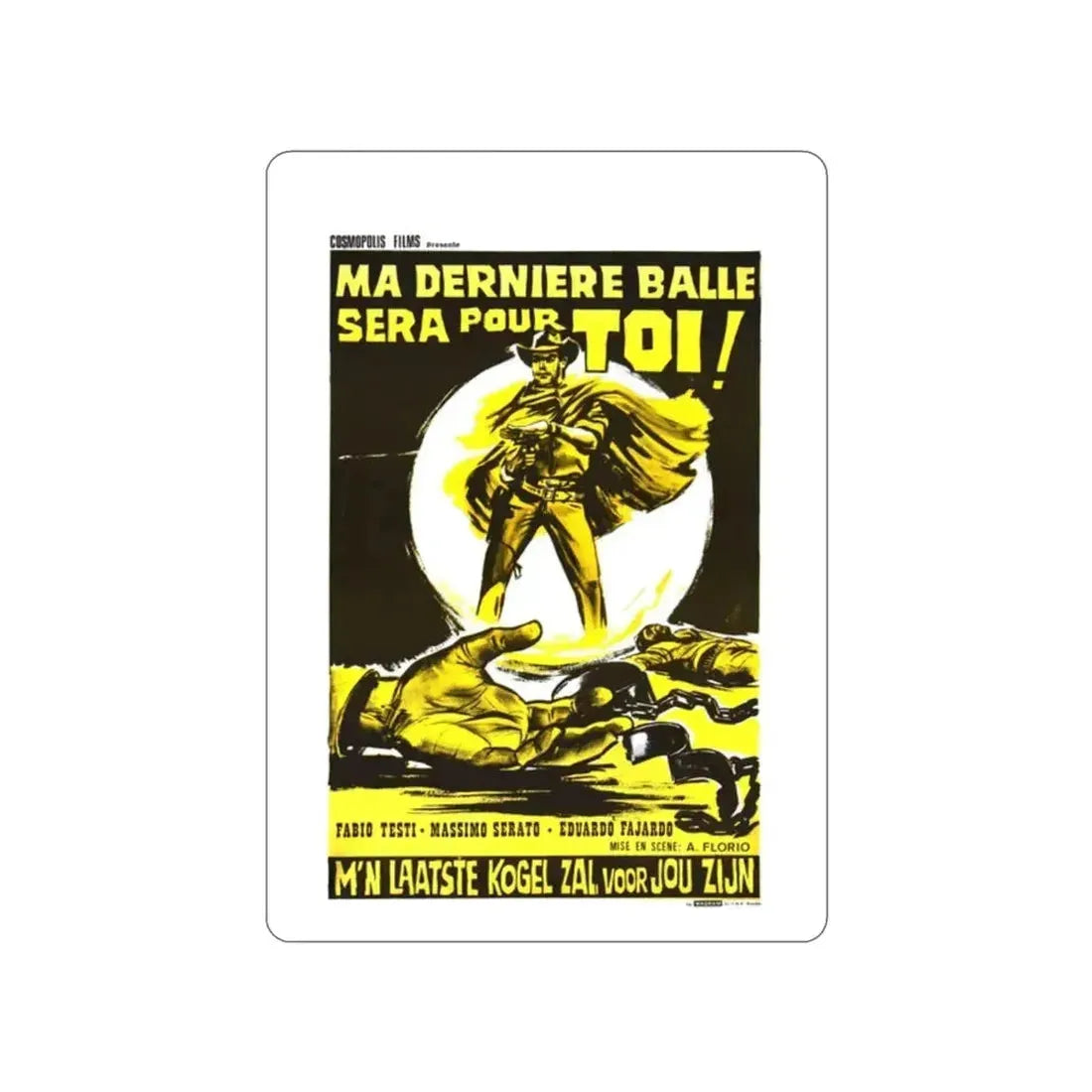 AT THE END OF THE RAINBOW 1965 Movie Poster STICKER Vinyl Die-Cut Decal 2 Inch - The Sticker Space