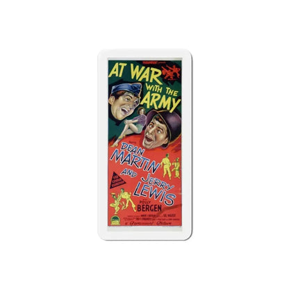 At War with the Army 1950 Movie Poster Refrigerator Magnet 2 Inch - The Sticker Space